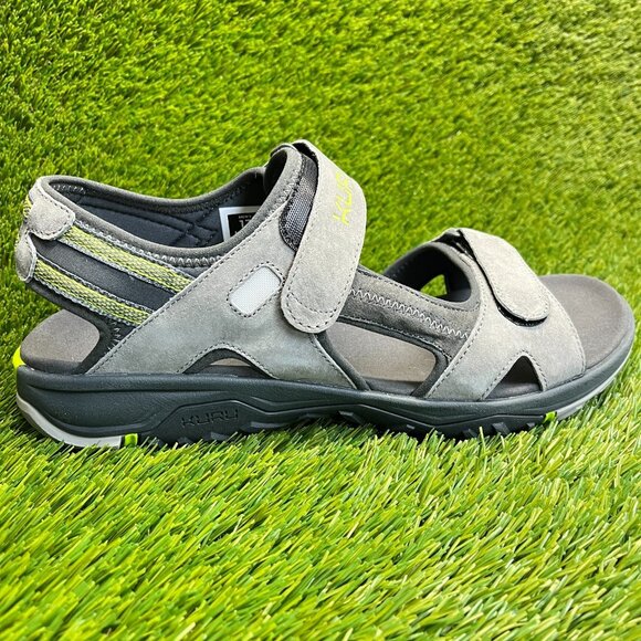 Kuru Tread Mens Size 13 Gray Black Beach Walking Outdoor Sport Strappy Sandals